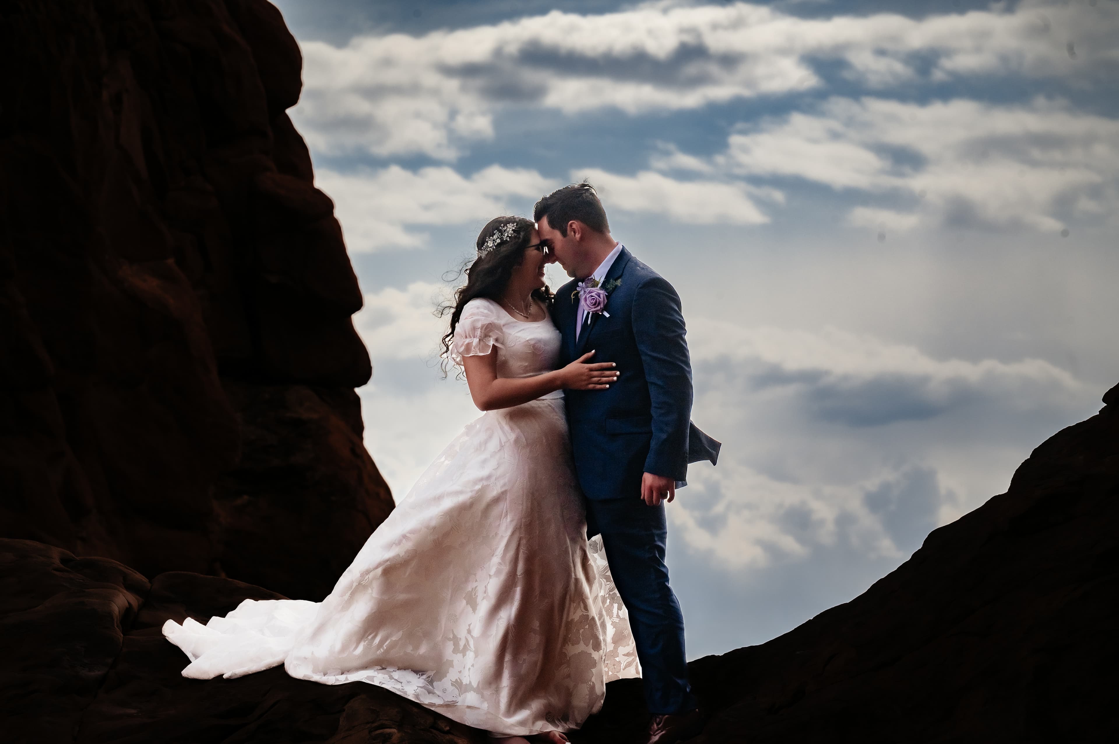 A Cool Wedding Photo