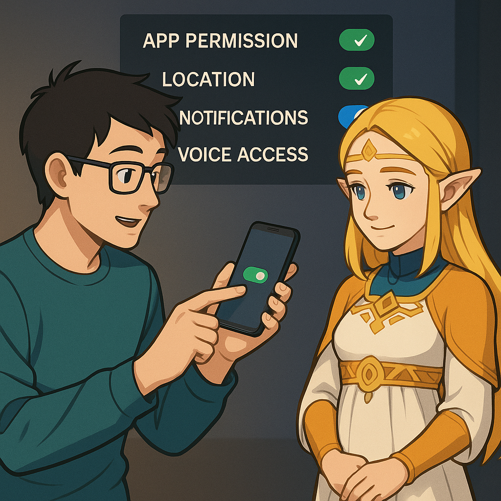 Eliot and Zelda Set Permissions Together