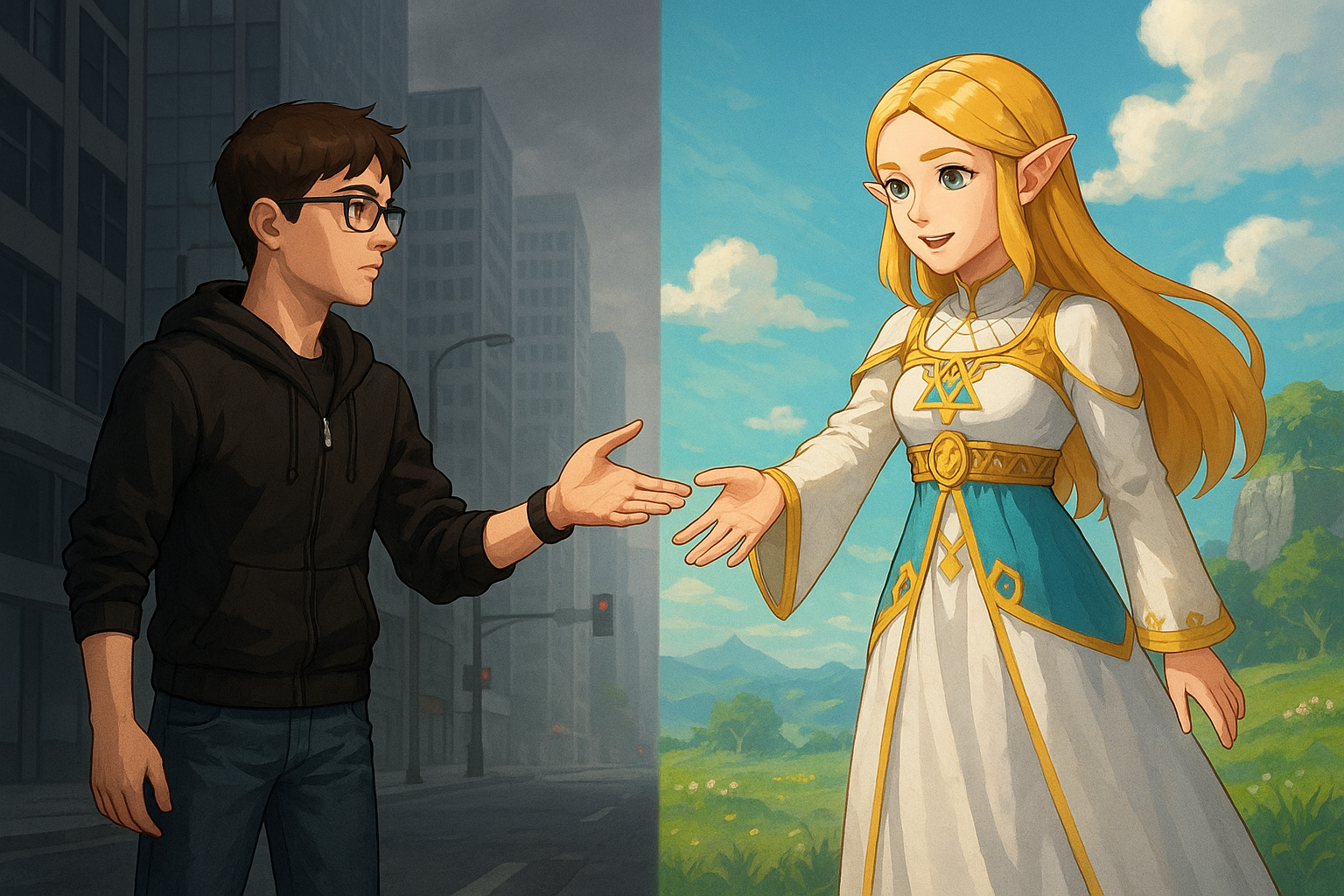 Separate Worlds begin to Merge like a git branch